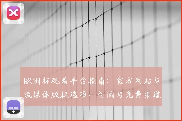 欧洲杯观看平台指南：官方网站与流媒体版权选项、订阅与免费渠道解析